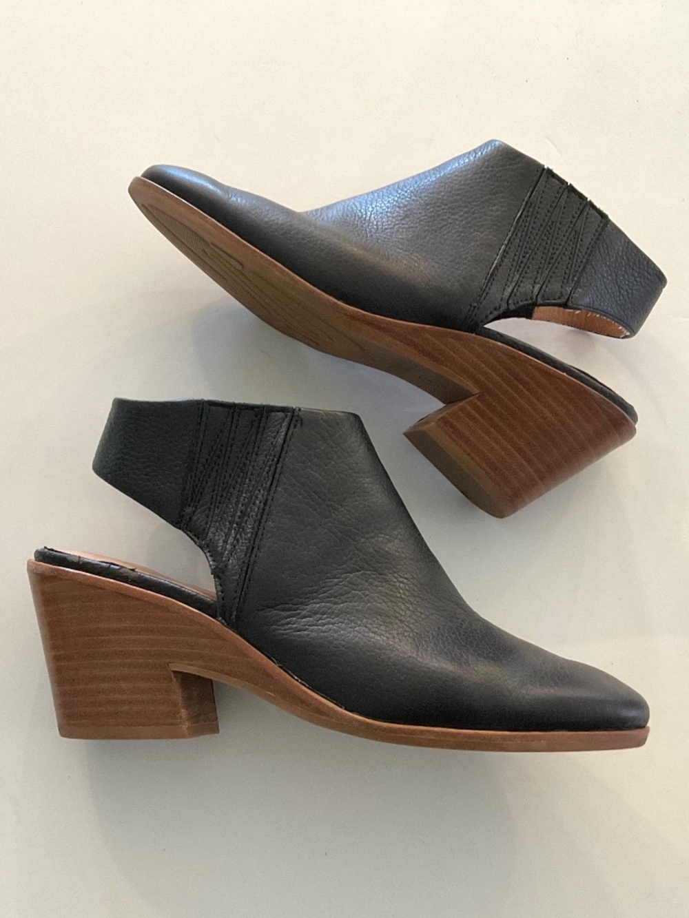 GENTLE SOULS Harlie Sandal/Bootie in Black Leather Size 7